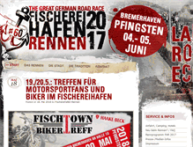 Tablet Screenshot of fischereihafen-rennen.de